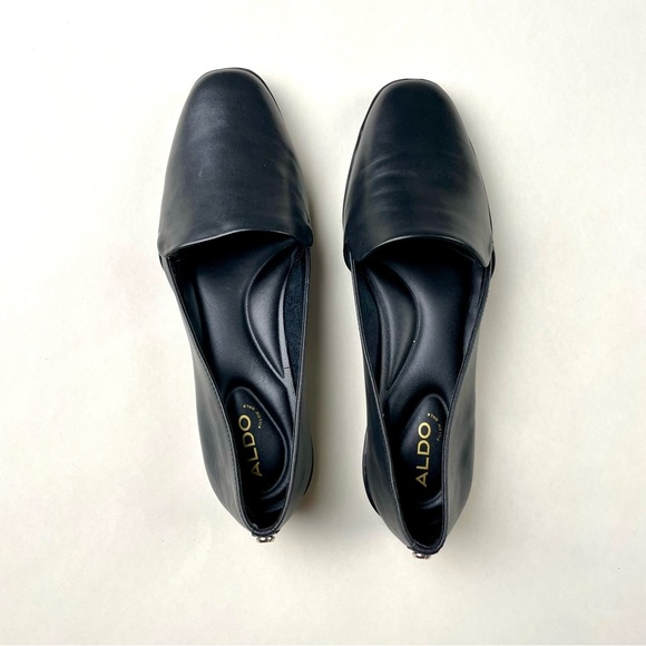 Aldo Elegant Black Loafers for Women - Picture 1 of 5